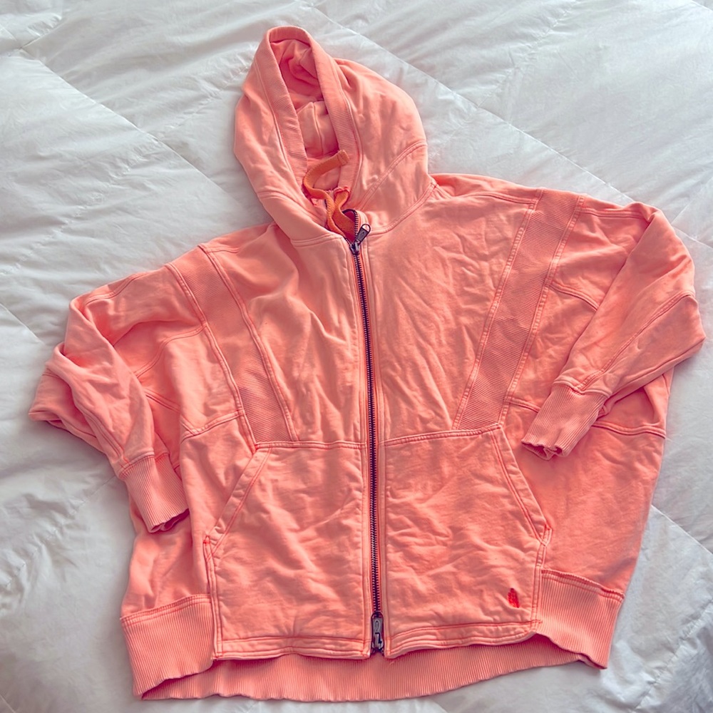 FREE PEOPLE ALL YOUR LOVE HOODIE XSMALL